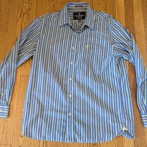 American Eagle Outfitters Vintage Fit Men's Long Sleeve Button Down XL Shirt 90s